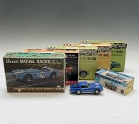 Revell Model Racer Slot-Car Models - 1/32 and 1/24 scale. Lot comprises 6 boxed models and 1