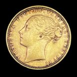 Great Britain Gold Sovereign 1871 George & Dragon Condition: please request a condition report if