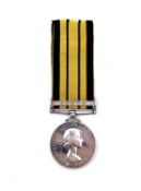 Africa General Service - Mau Mau Rebellion. A Queen Elizabeth II medal with Kenya bar awarded to