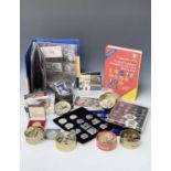 G.B. and World Coins and Banknotes. Mixed lot includes 1895 crown in F-VF condition, hammered;