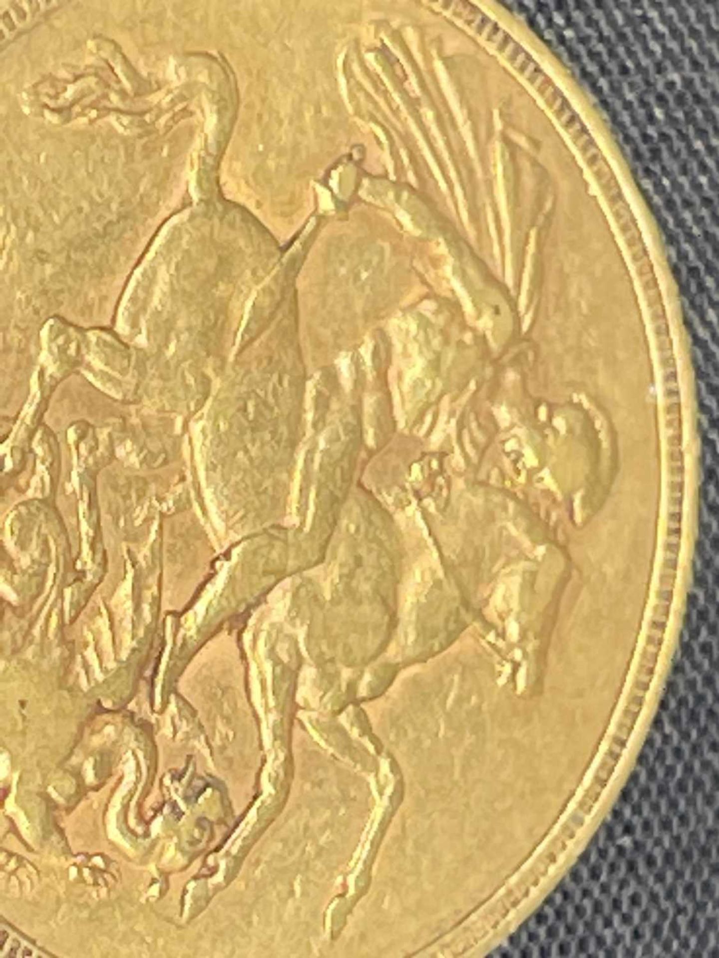 Great Britain Gold Sovereign 1880 George & Dragon Additional Information: Melbourne mint mark is - Image 2 of 4