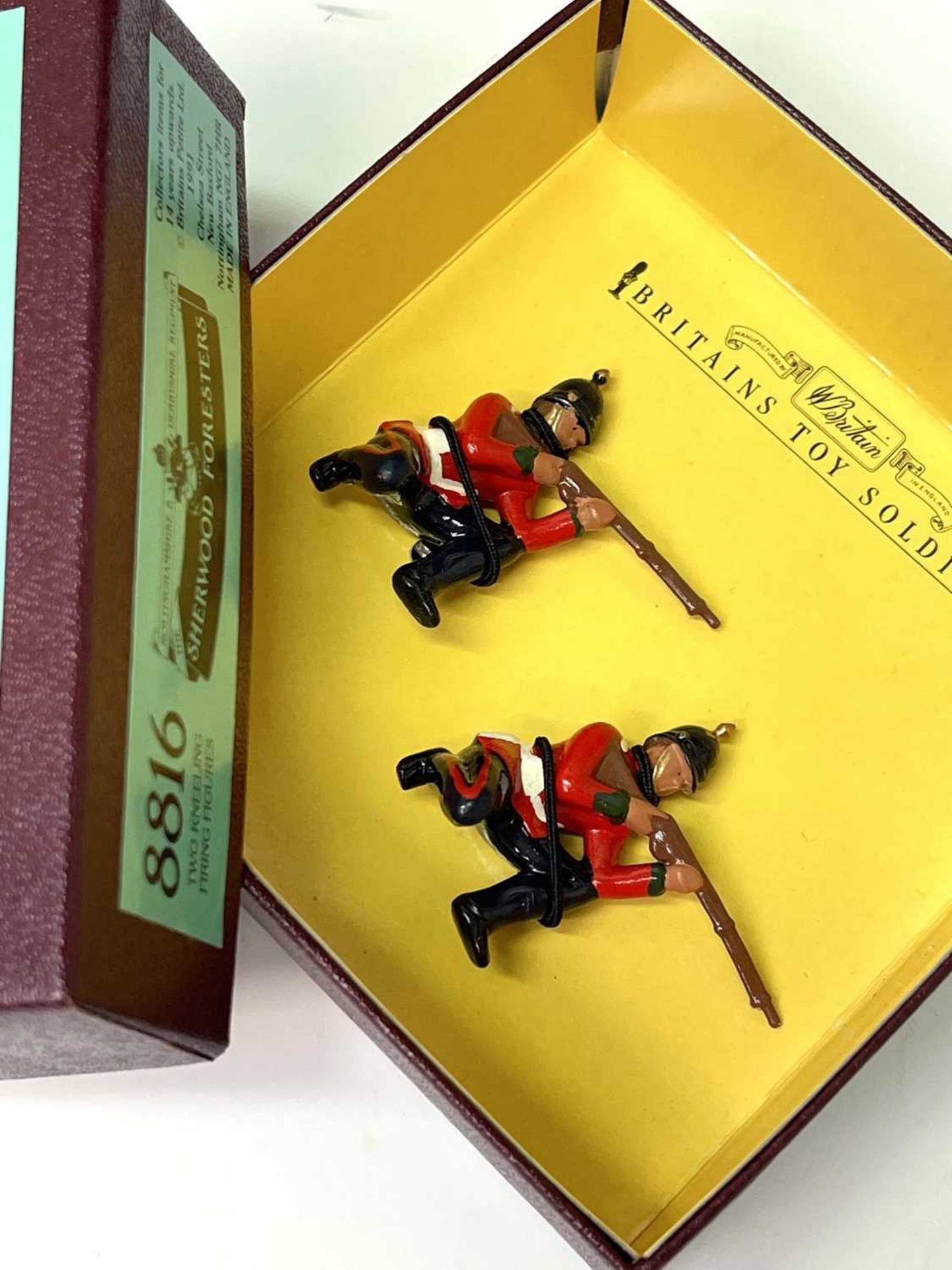 Britains - Sherwood Foresters - sets 8815, 6 & 7 - boxed. 6 figures in total. Condition: please - Image 3 of 3