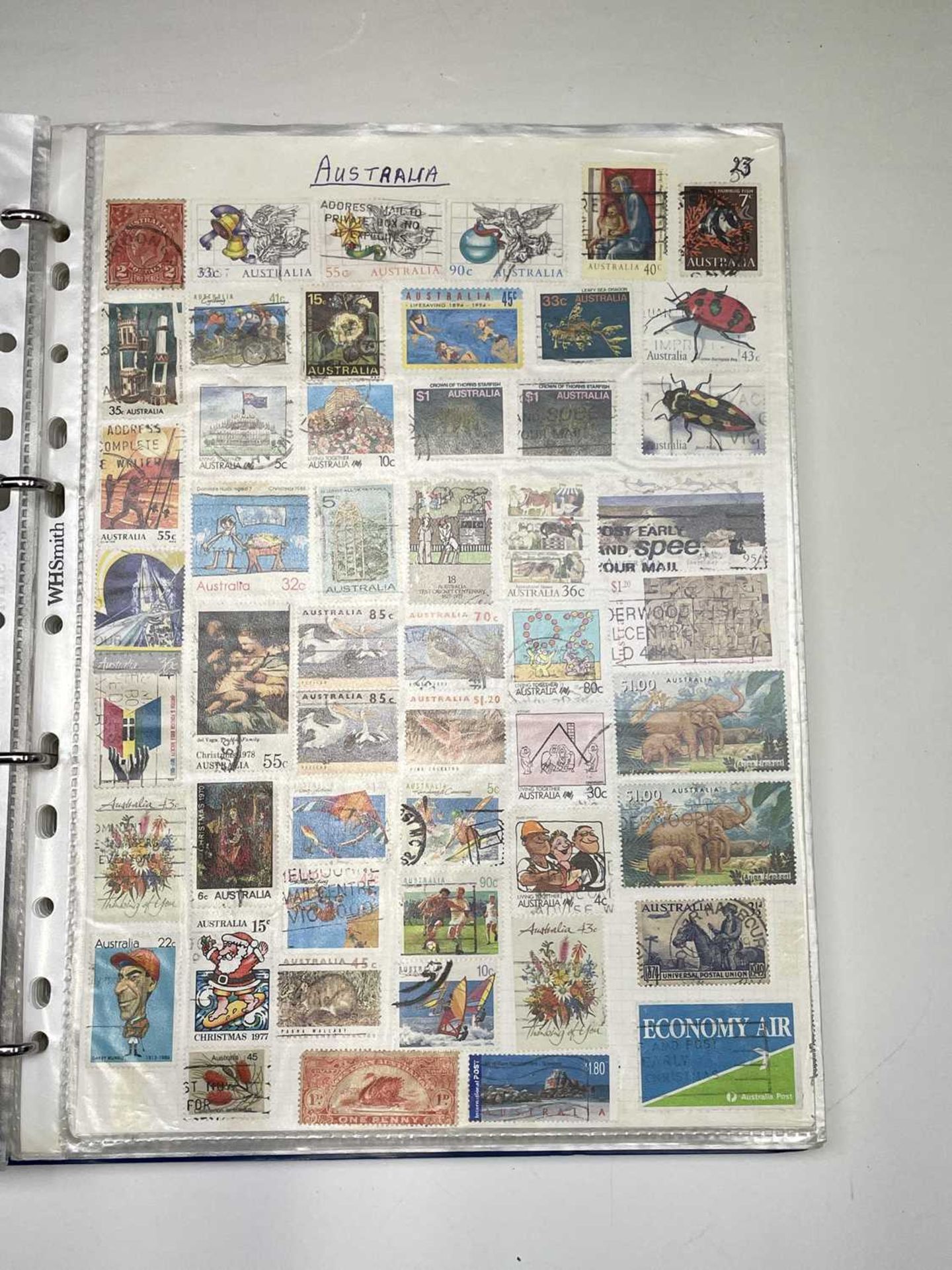 World Collection A to Z in 15 volumes. A little muddled but nevertheless a huge quantity of stamps - Image 4 of 15