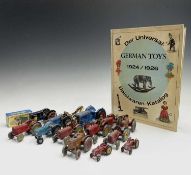 Tractors. Quantity of diecast tractors in mixed condition by Britains, Dinky, Corgi, Lesney, etc. 13