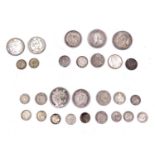 Boer Republic / Union of South Africa. Lot comprises: a) President Kruger Silver Coinage 0.925