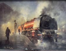 Railways - Framed / Framed and glazed pictures by Terence Cuneo, Philip D. Hawkins, 'Smudge',