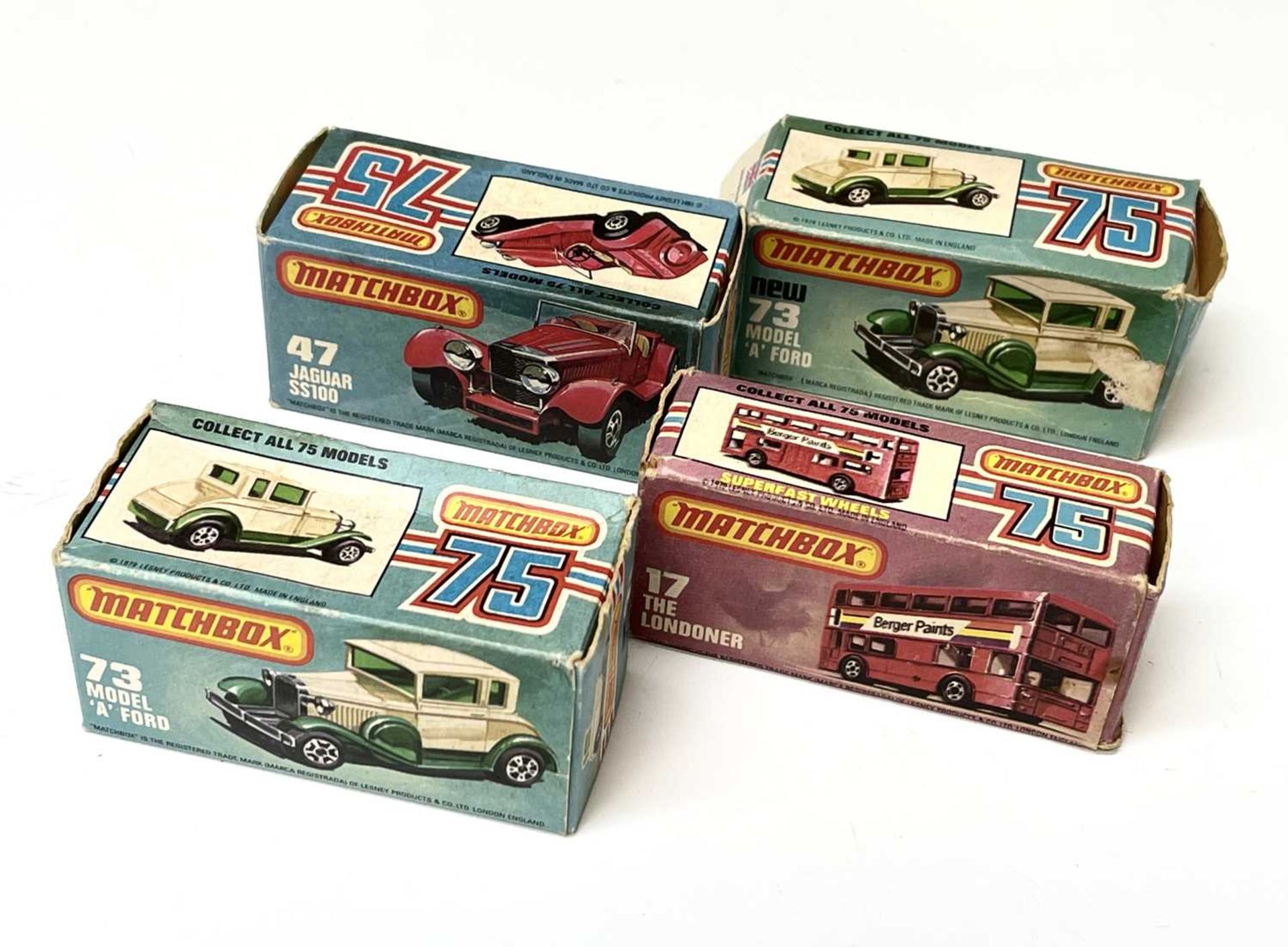 Die Cast Toys. A box containing ten Matchbox models of Yesteryear. Mostly boxed, four Matchbox 1: - Image 4 of 4