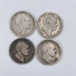 Great Britain William IV Halfcrown (x4) Comprising 1834 (x1), 1836 (x3). All dates clearly