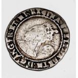 Elizabeth I, Sixpence, 1573 worn. Condition: please request a condition report if you require