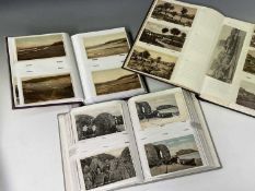 Postcards - Cornish Interest. Three postcard albums containing in excess of 300 postcards of
