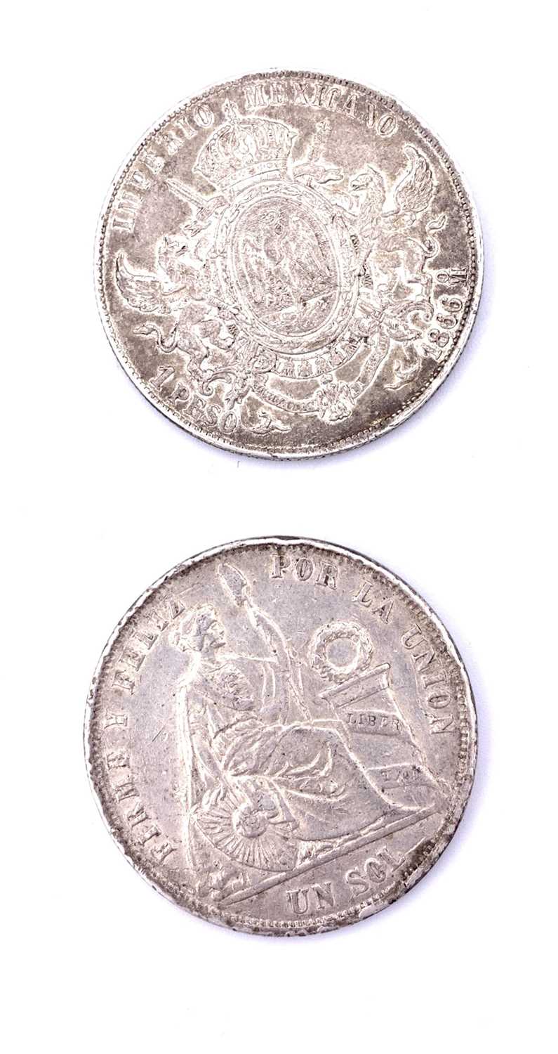 America - Central and South. An interesting accummulation of mainly 19th century silver and copper - Image 4 of 4