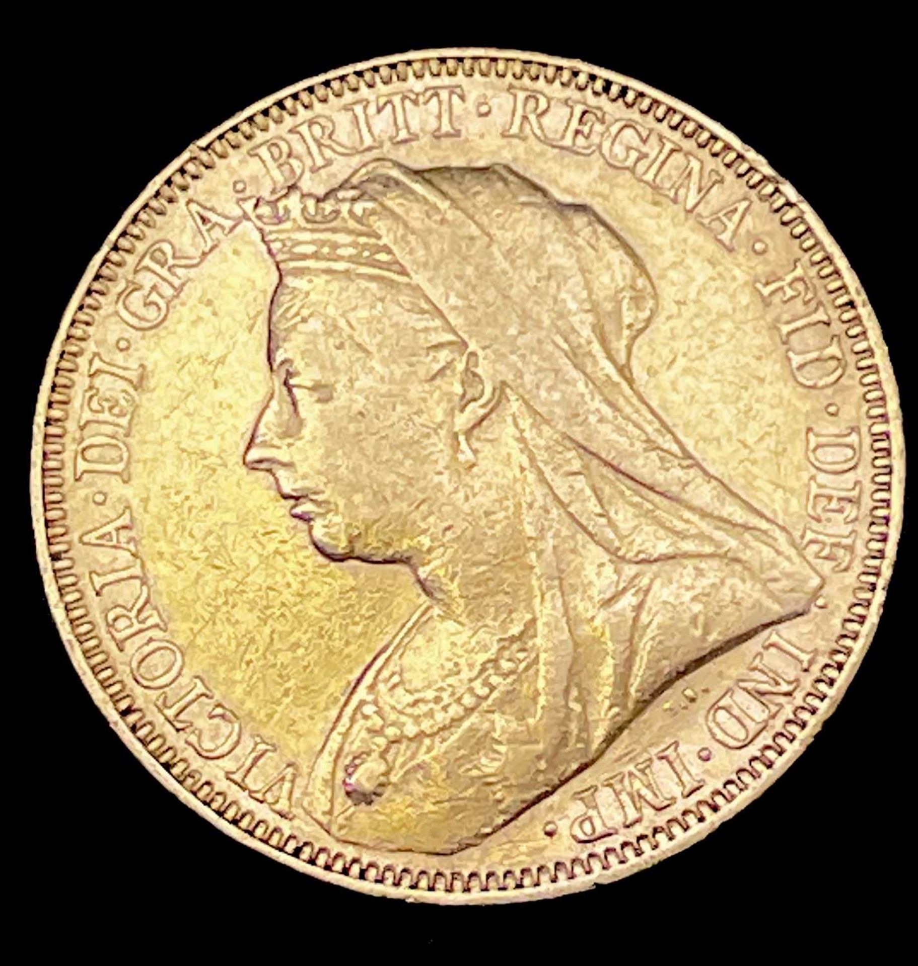 Great Britain Gold Sovereign 1895 Veiled Head Condition: please request a condition report if you - Image 2 of 2