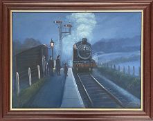 Railways - GWR / British Railways, Philip D. Hawkins, Barry G. Price, etc. Framed and glazed