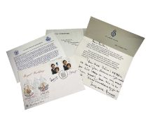 Charles and Diana autographs. A 1981 Royal Wedding FDC signed by both Charles and Diana together