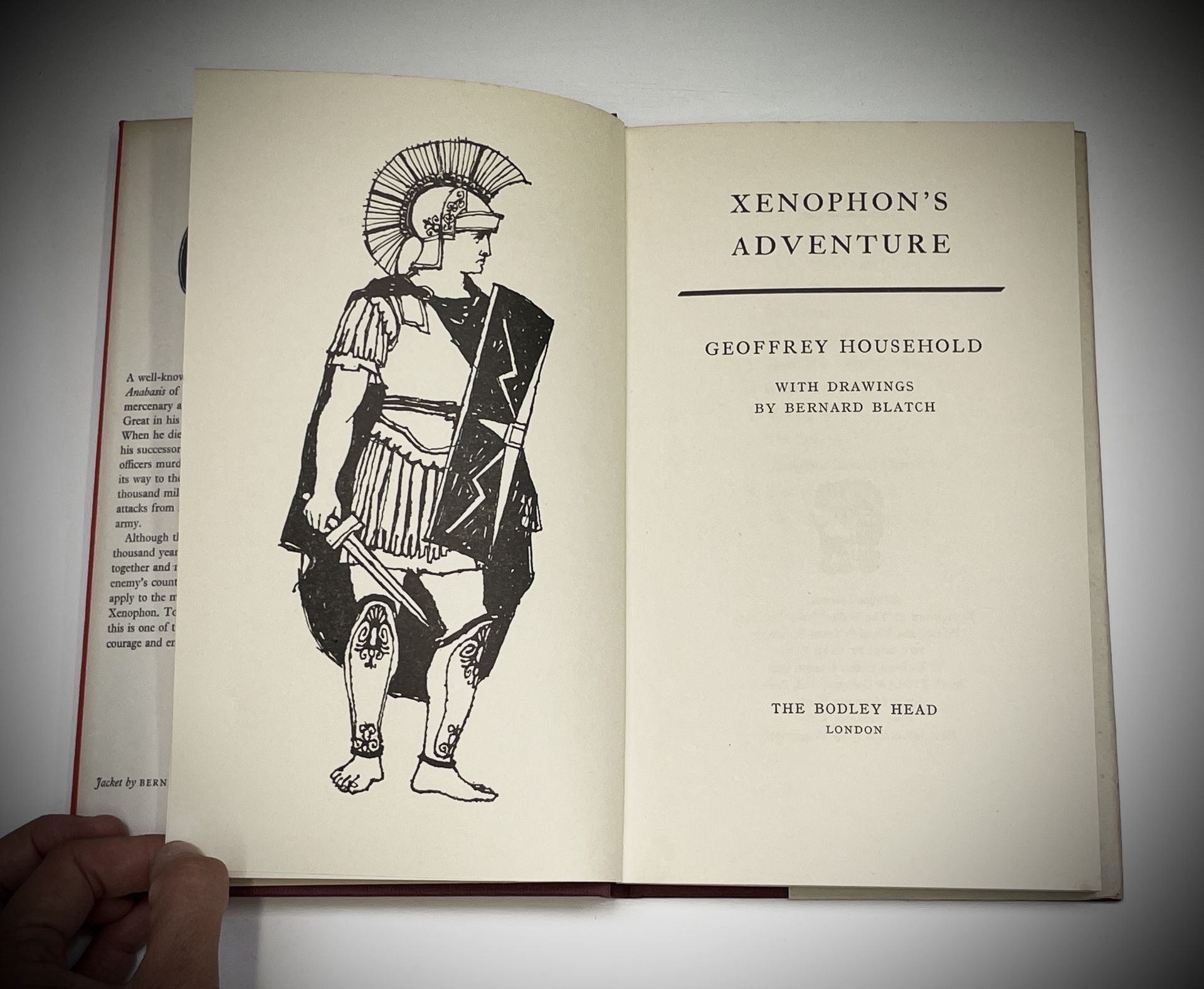 GEOFFREY HOUSEHOLD. 'Xenophon's Adventure.' First edition, illustrations complete, orig cloth, dj - Image 4 of 4