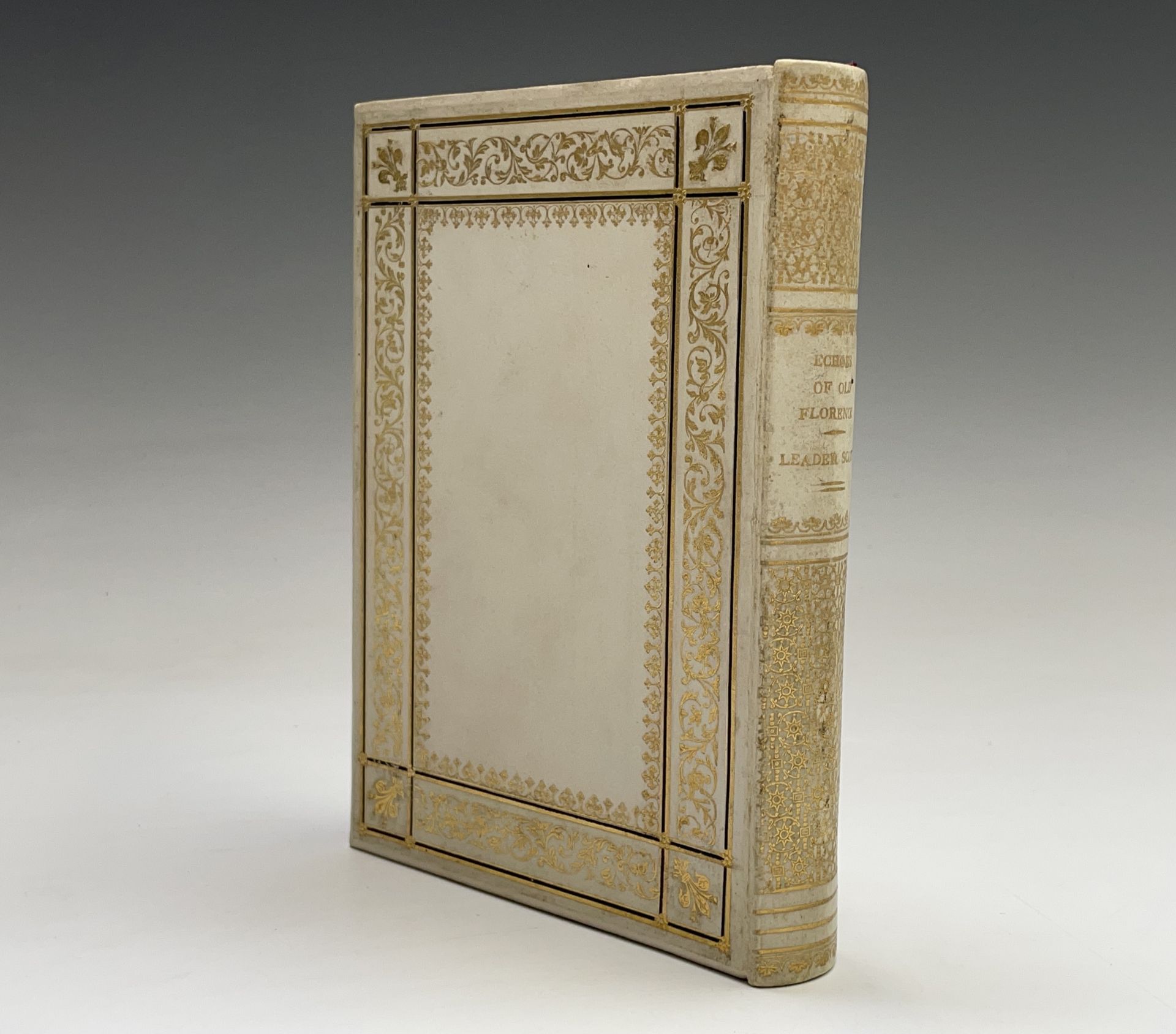 FLORENTINE FINE BINDING. 'Echoes of Old Florence, Her Palaces and Those who have Lived in Them.' - Image 2 of 8