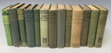 J. H. FABRE. 'The Works of.....' Thirteen works, all in original green cloth, all early 20th