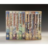 FOLIO SOCIETY - P. G. WODEHOUSE 'Jeeves & Wodehouse', two cardboard cases containing eleven books in