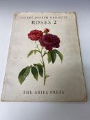 PIERRE-JOSEPH REDOUTE. 'Roses 2.' First edition, original card boards with dj, dj chipped, cut title