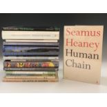 SEAMUS HEANEY. 'Human Chain.' First edition, unclipped dj, Faber & Faber, 2010; RICHARD MURPHY. 'The