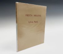 SYLVIA PLATH. 'Fiesta Meons.' Introduced by Ted Hughes, first edition, origianal cloth, soiled to