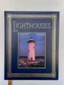 THE EASTON PRESS. 'Lighthouses.' Collector Edition, full leather, all edges gillt, The Easton Press,