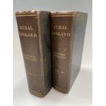 H. RIDER HAGGARD. 'Rural England.' Two voumes, original cloth, spine ends rubbed, watermarks to