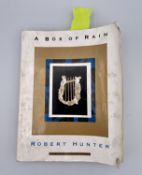 ROBERT HUNTER 'A Box of Rain Lyrics: 1965-1993' Penguin books 1993; inscription on endpaper reads "