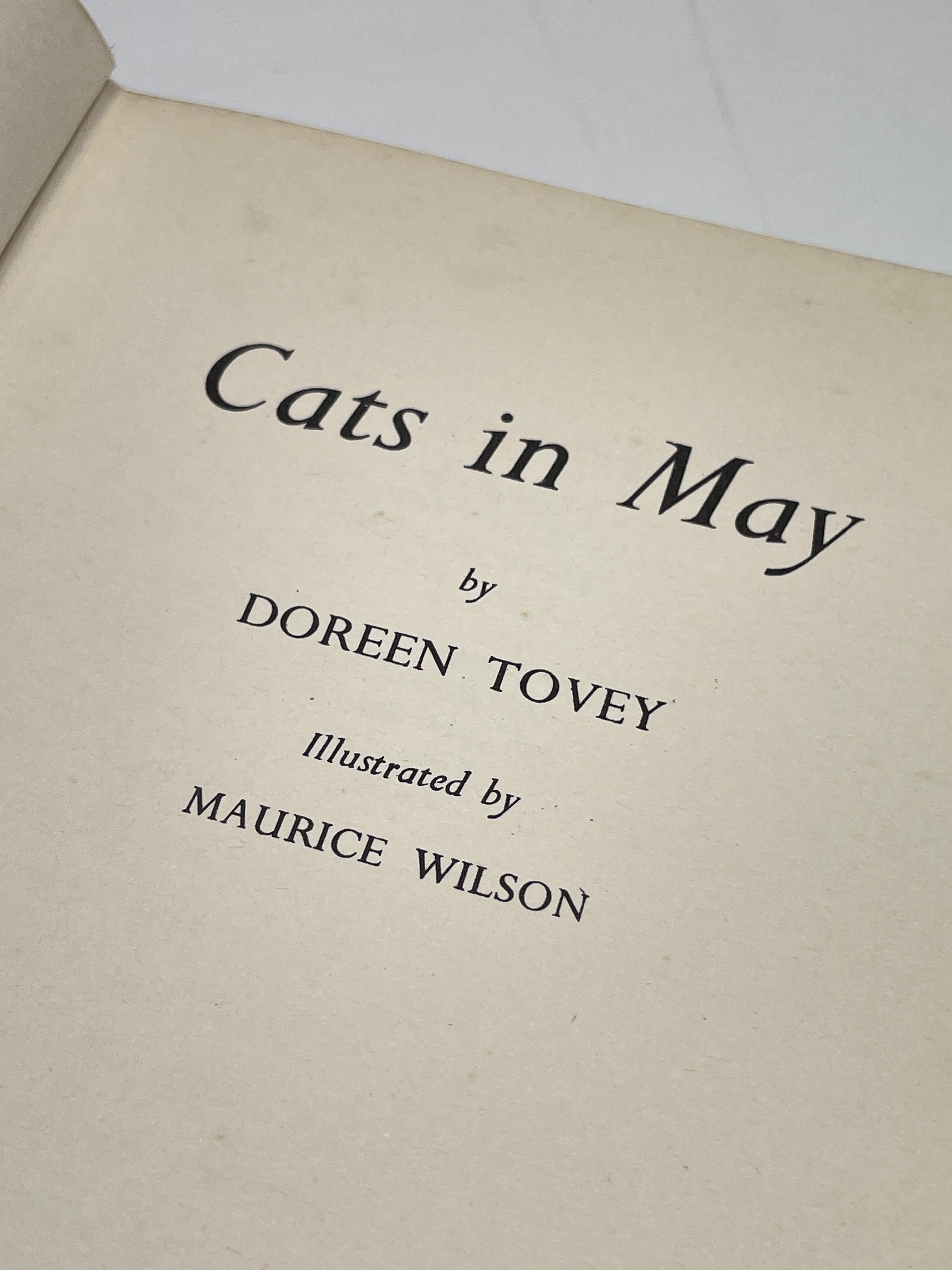 DOREEN TOVEY. 'Cats in May.' Illustrated by Maurice Wilson, first edition, 1959; 'Donkey Work,' - Image 6 of 6
