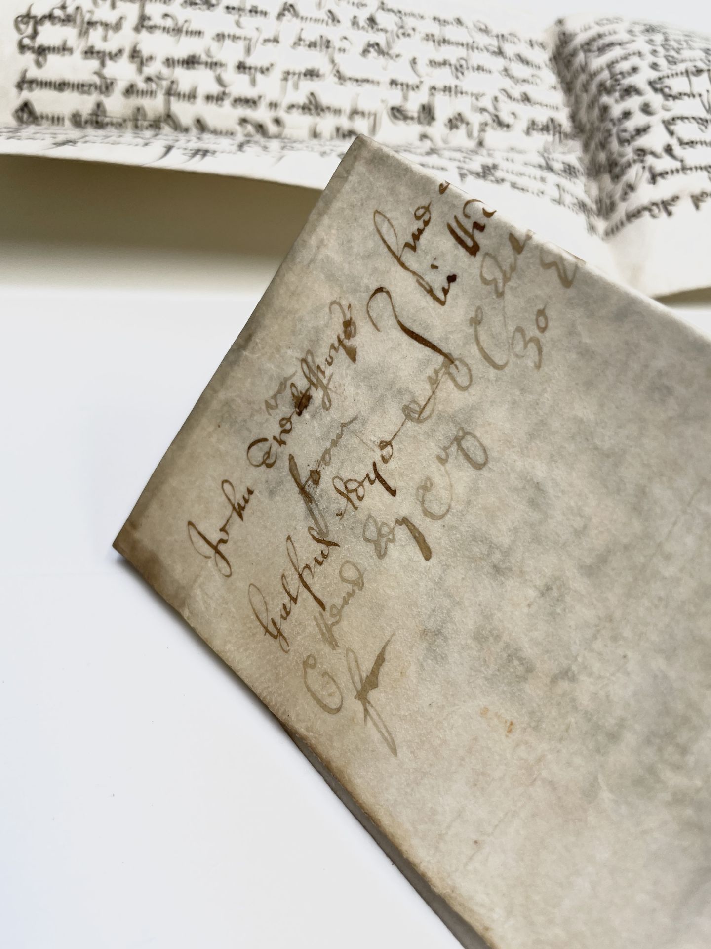 ENYS-GALPIN Two rare Elizabethan Indentures dated 1588. Condition: please request a condition report - Image 6 of 11