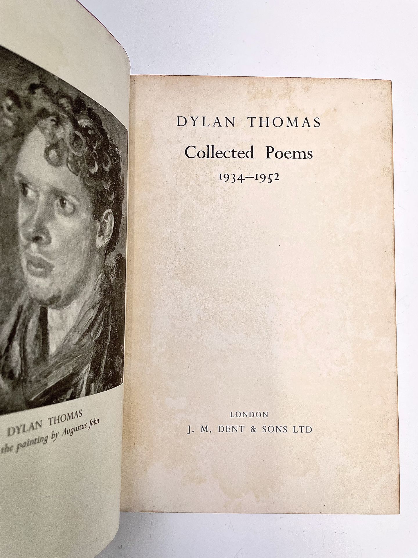 DYLAN THOMAS. 'Under Milk Wood.' First edition, vg condition with slightly worn dj, 1954; 'Collected - Image 8 of 10