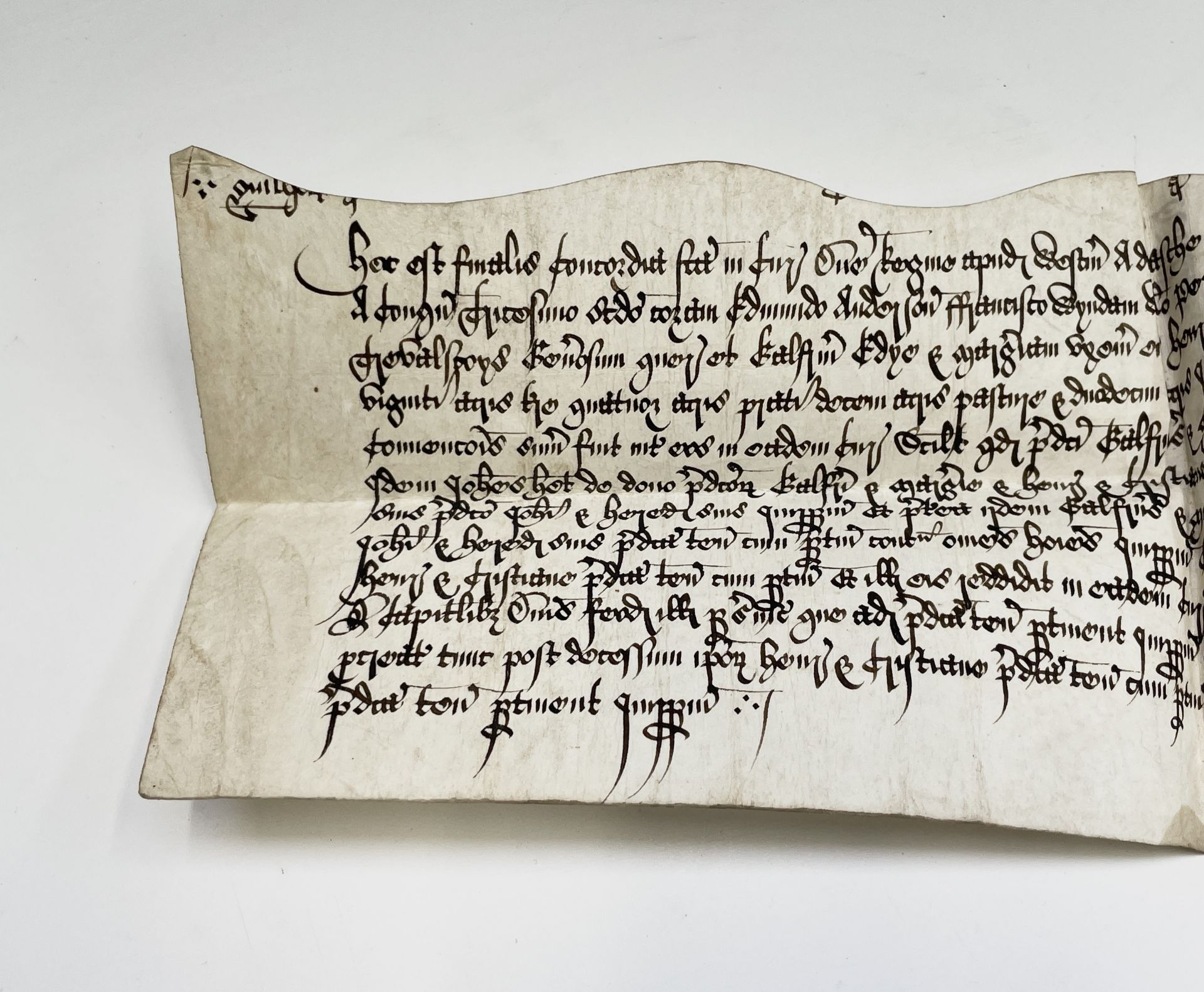 ENYS-GALPIN Two rare Elizabethan Indentures dated 1588. Condition: please request a condition report - Image 9 of 11