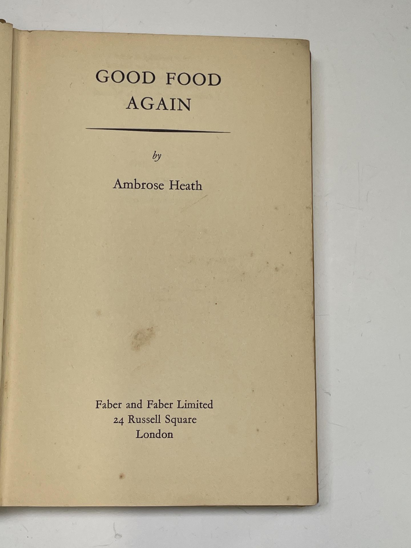 AMBROSE HEATH. 'Good Food from the Aga.' Cover and decorations by Edward Bawden, second impression - Image 8 of 13