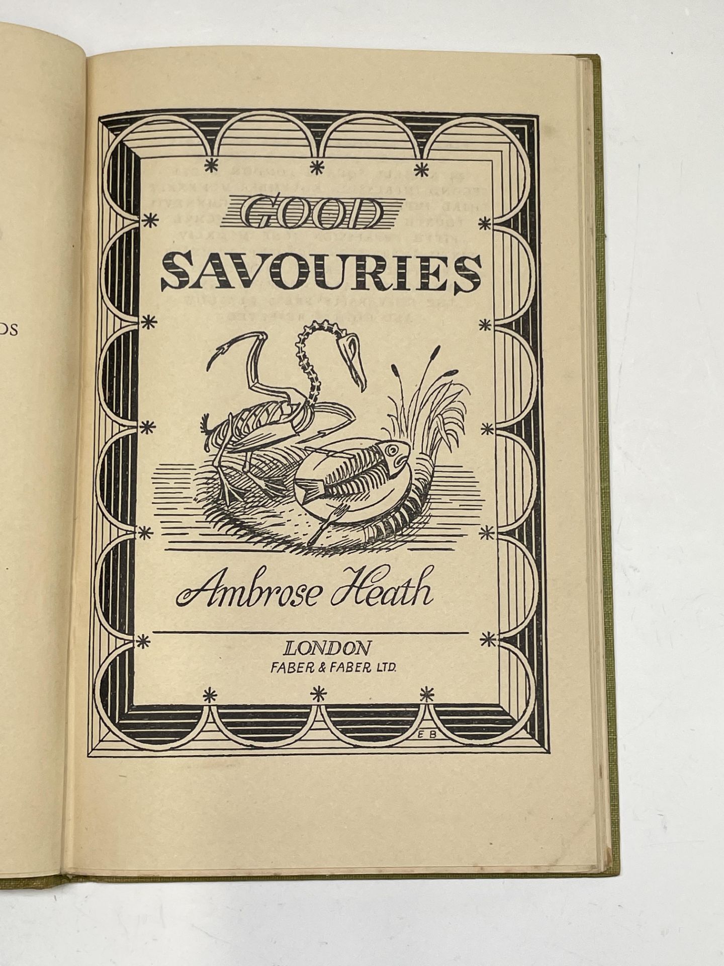 AMBROSE HEATH. 'Good Food from the Aga.' Cover and decorations by Edward Bawden, second impression - Image 12 of 13