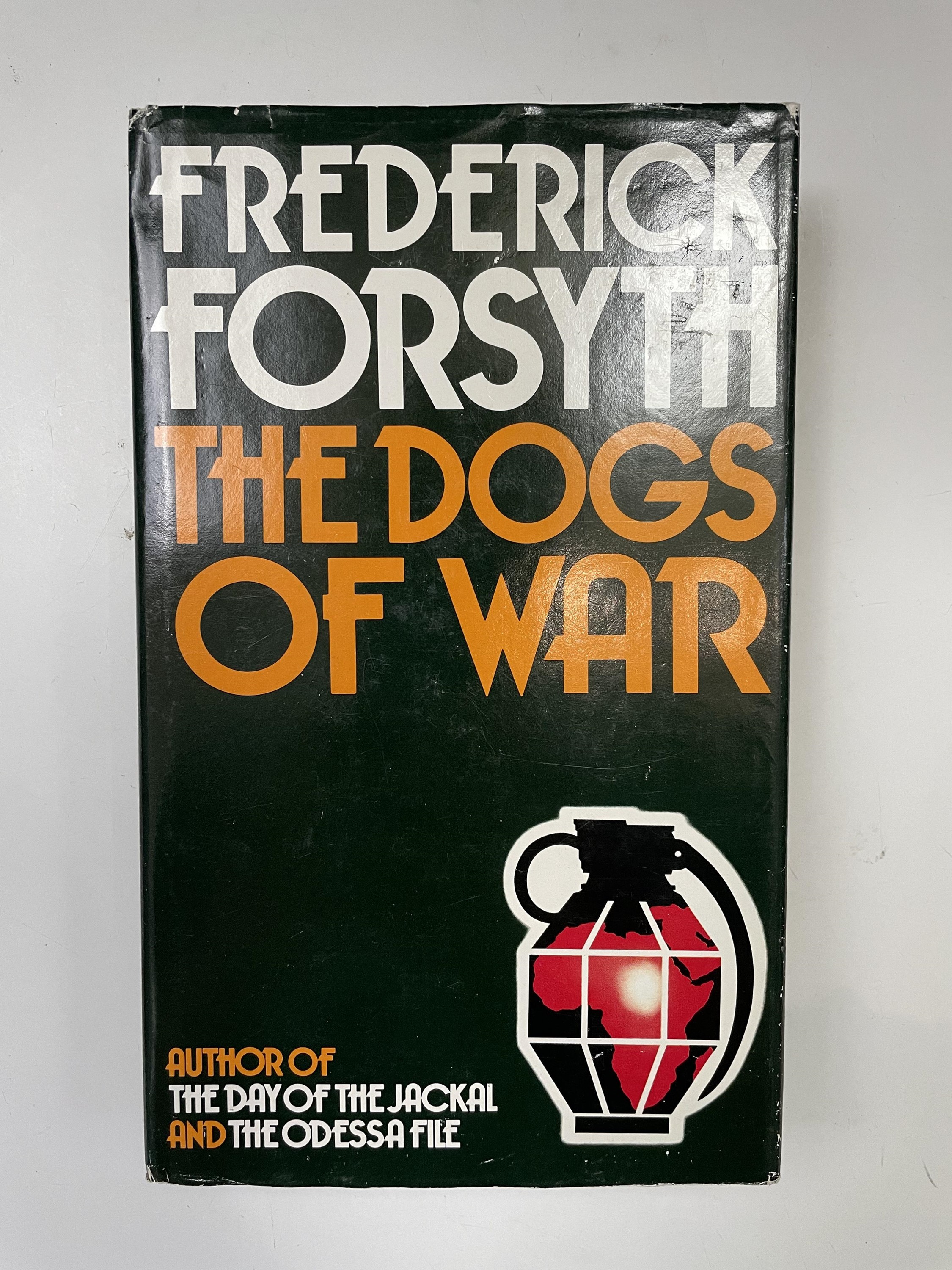 FREDERICK FORSYTH. 'The Dogs of War.' First edition, unclipped dj, Book Club Associates, London, - Image 4 of 7