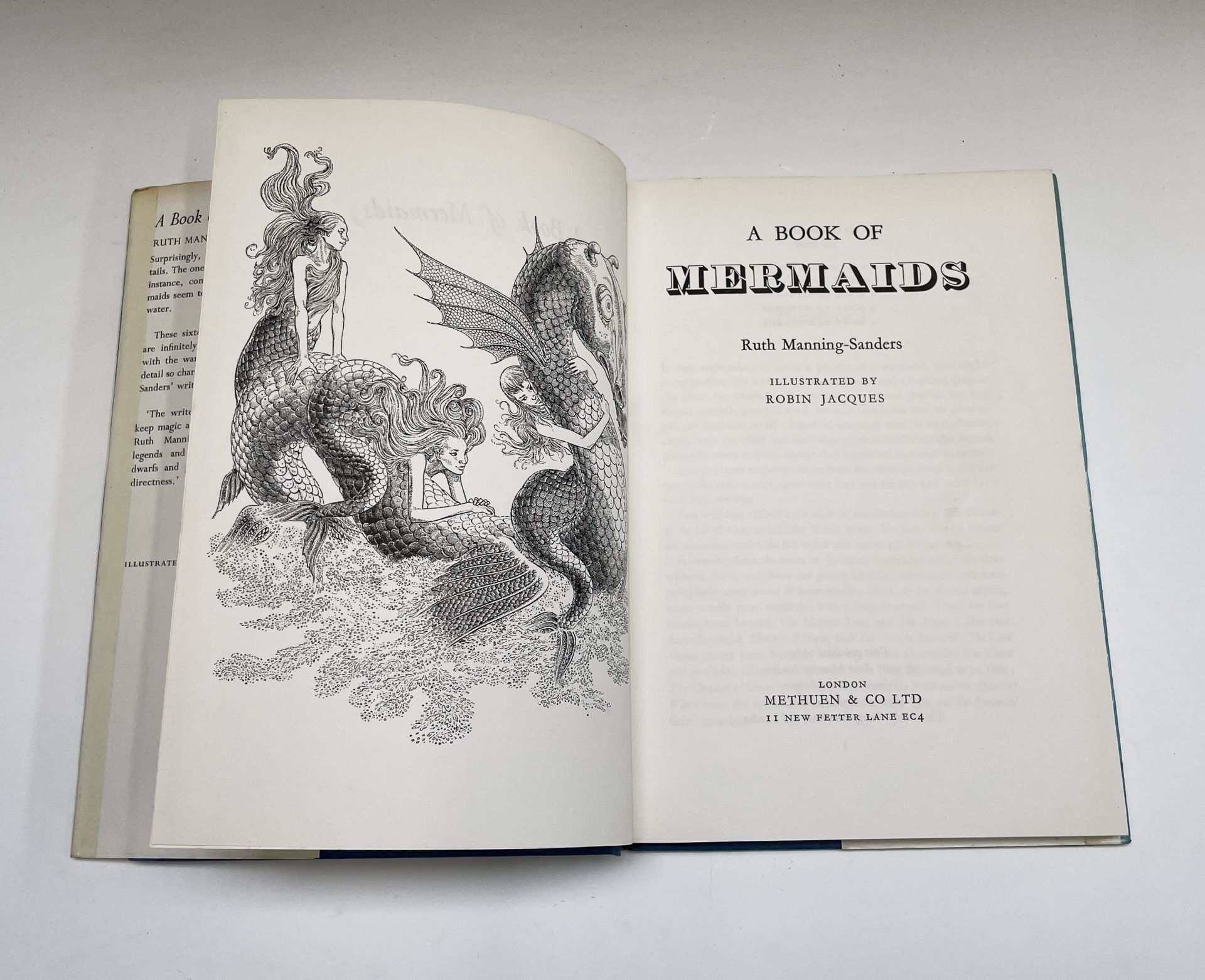 RUTH MANNING-SANDERS. 'A Book of Mermaids.' First edition by Methuen, unclipped dj, coloured - Image 4 of 5