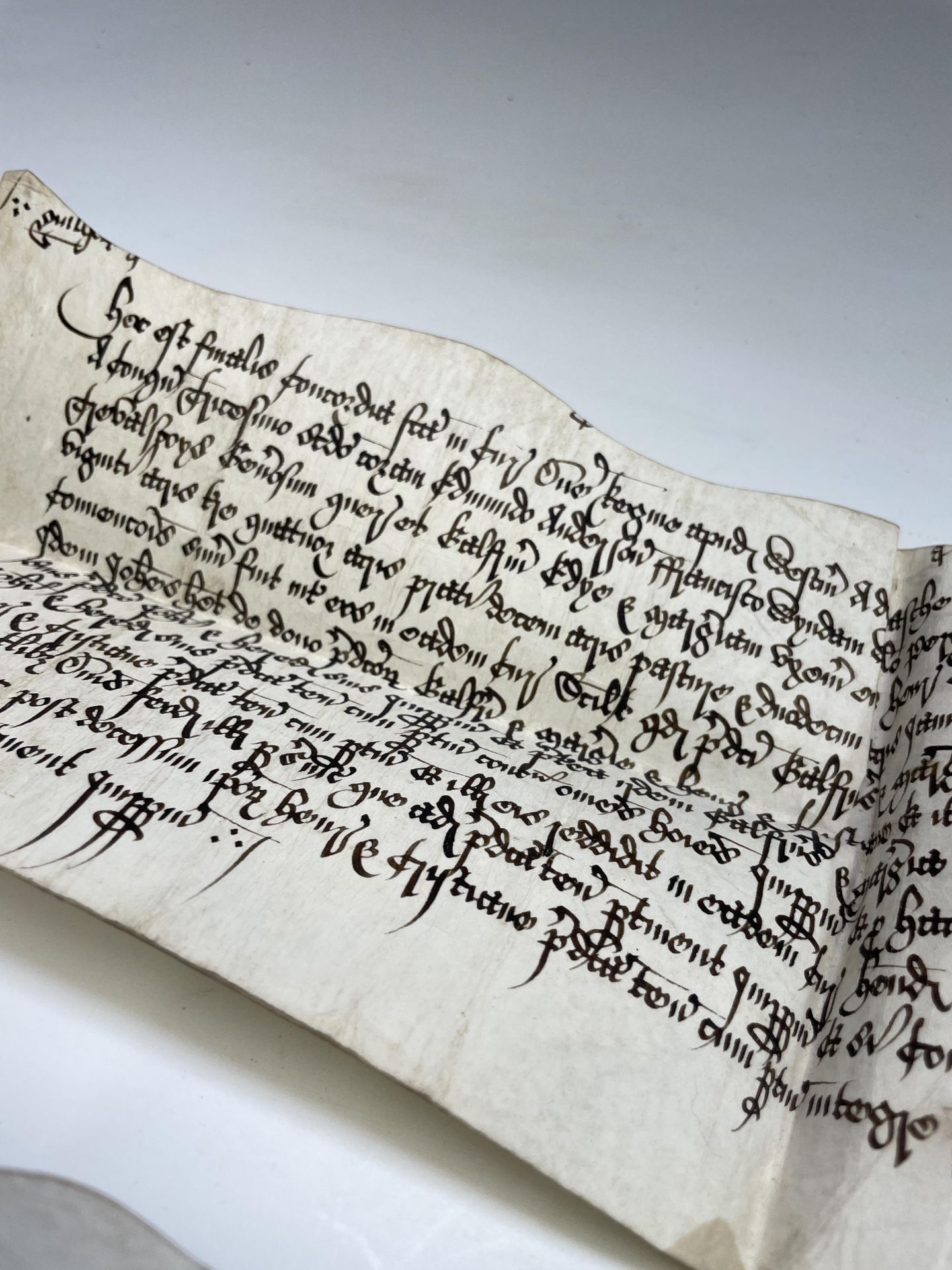 ENYS-GALPIN Two rare Elizabethan Indentures dated 1588. Condition: please request a condition report - Image 8 of 11