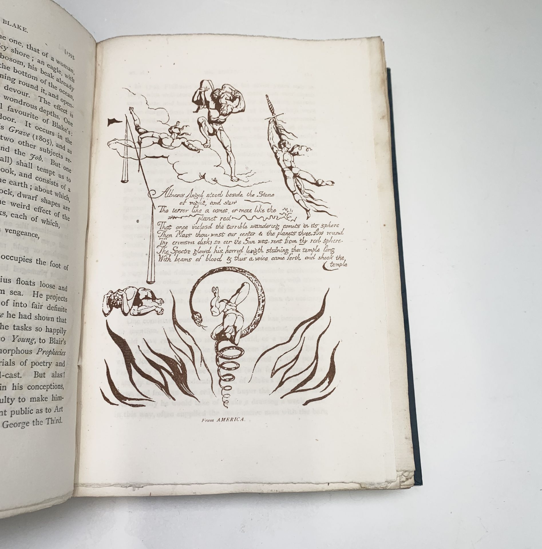 WILLIAM BLAKE. 'Life of William Blake....by Alexander Gilchrist'. New and enlarged 2nd Edition, 2 - Image 4 of 14