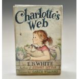 E. B. WHITE. 'Charlotte's Webb.' First edition, clipped dj but with price still apparent, foxing