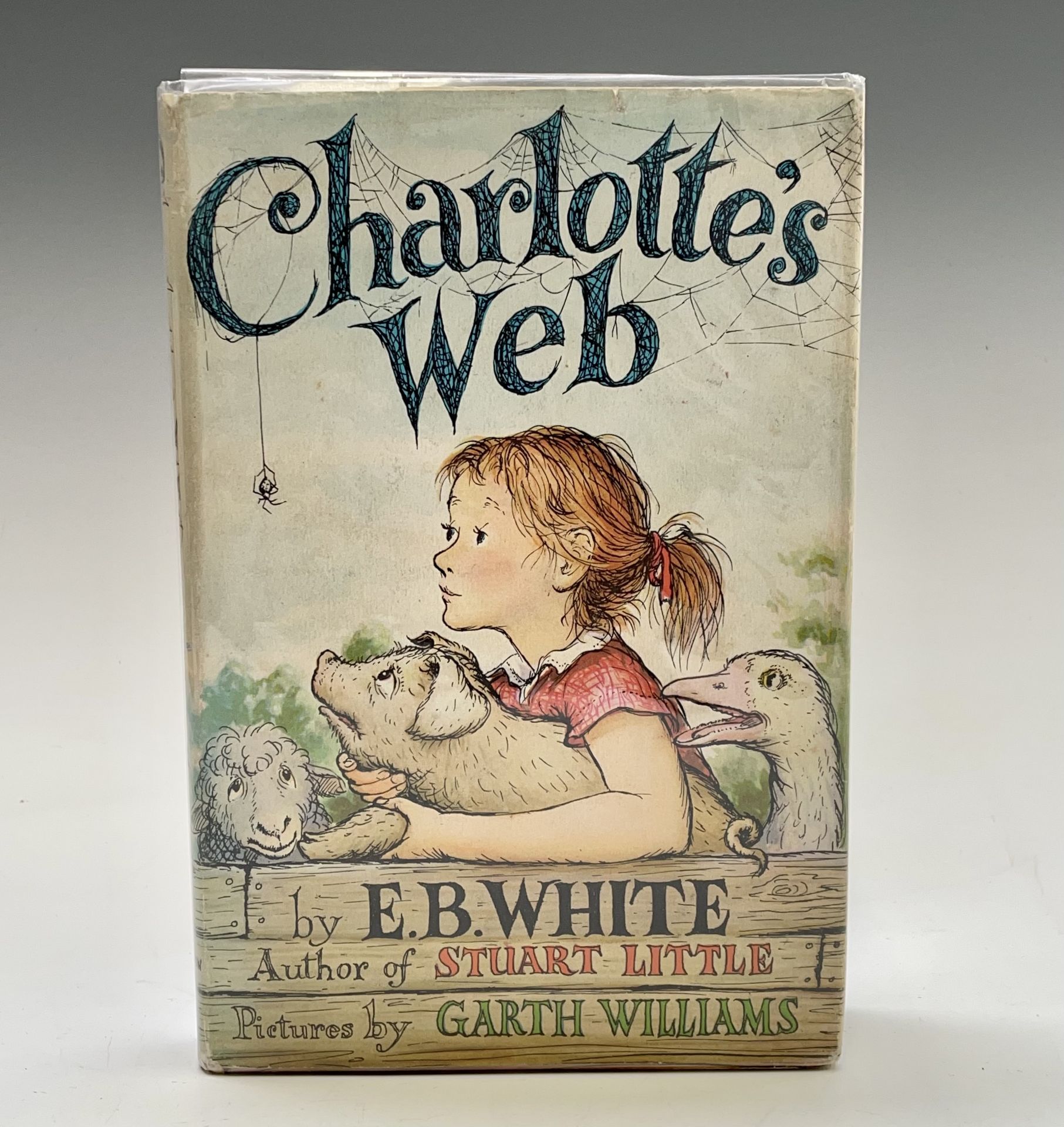 E. B. WHITE. 'Charlotte's Webb.' First edition, clipped dj but with price still apparent, foxing