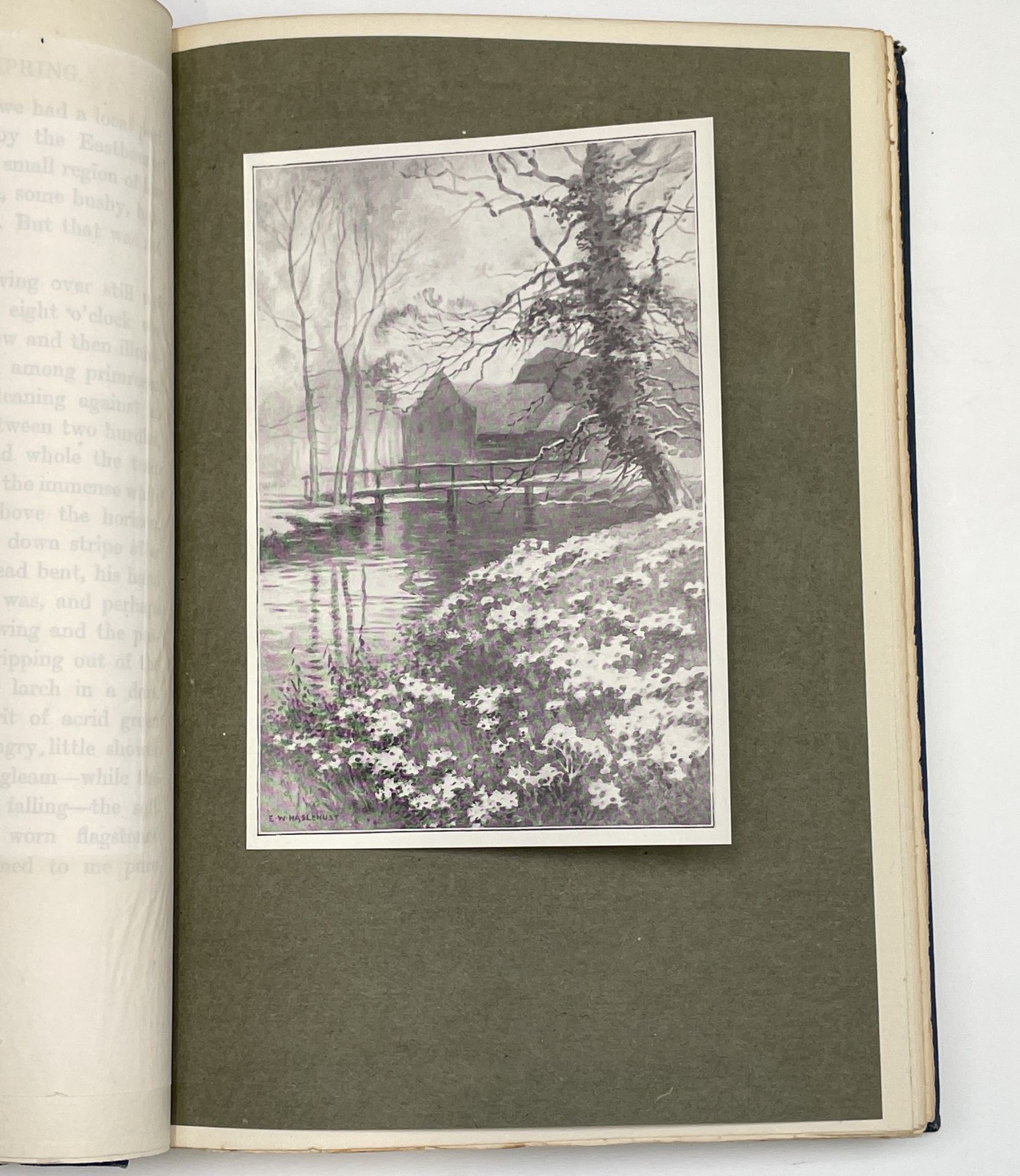 EDAWARD THOMAS. 'In Pursuit of Spring.' First Edition, original cloth, top edge etc gilt, 1914, very - Image 7 of 7