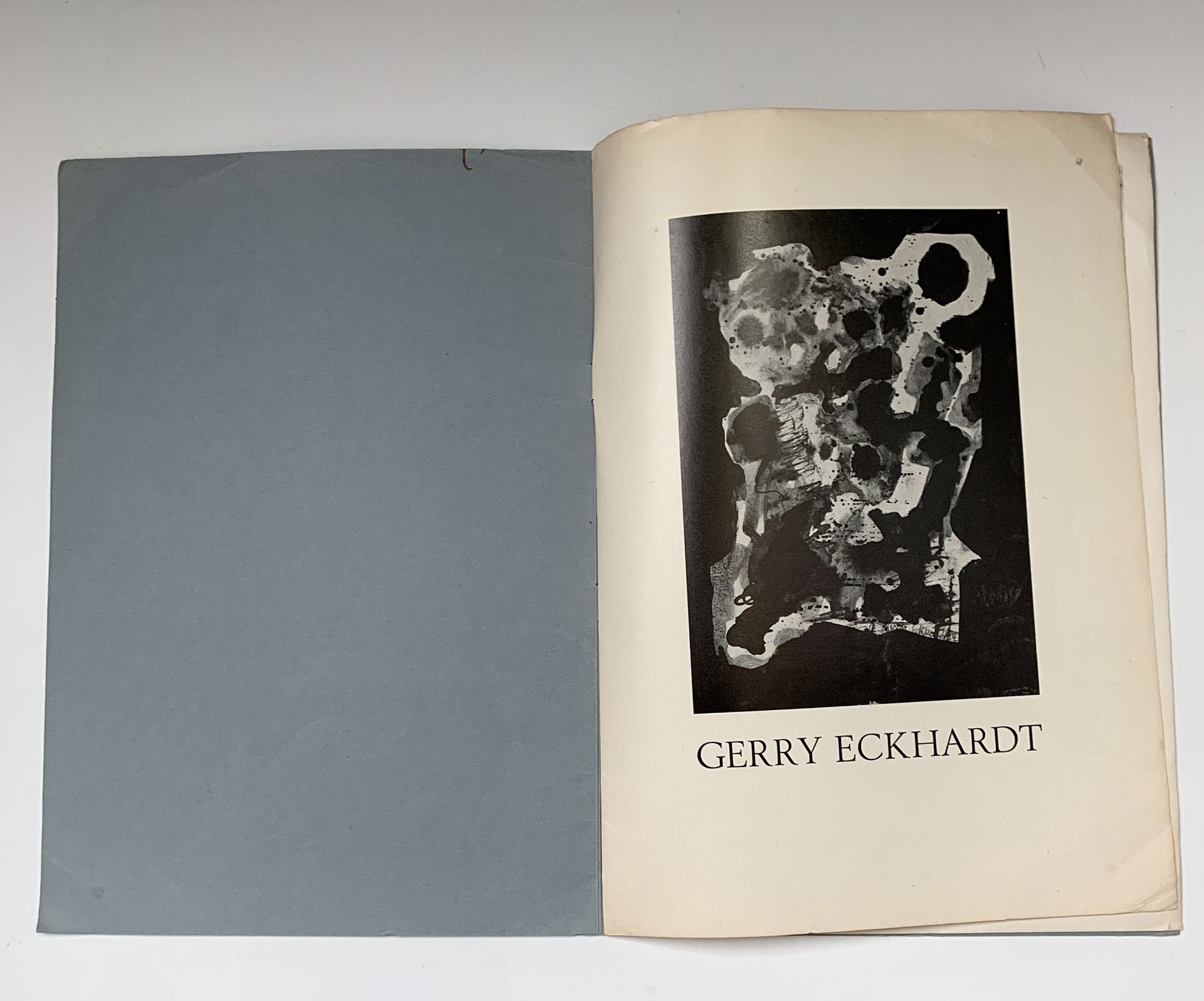 GERRY ECKHARDT. Two Exhibition Catalogues. Lindnersplan, Stockholm, signed by artist in 1965. - Image 2 of 2