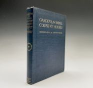 GERTRUDE JEKYLL & LAWRENCE WEAVER. 'Gardens for Small Country House.' Original cloth, colour