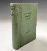 DONALD MCDONALD. 'Percival Norton Johnson.' First edition, orig half morocco, dj, signed author "For