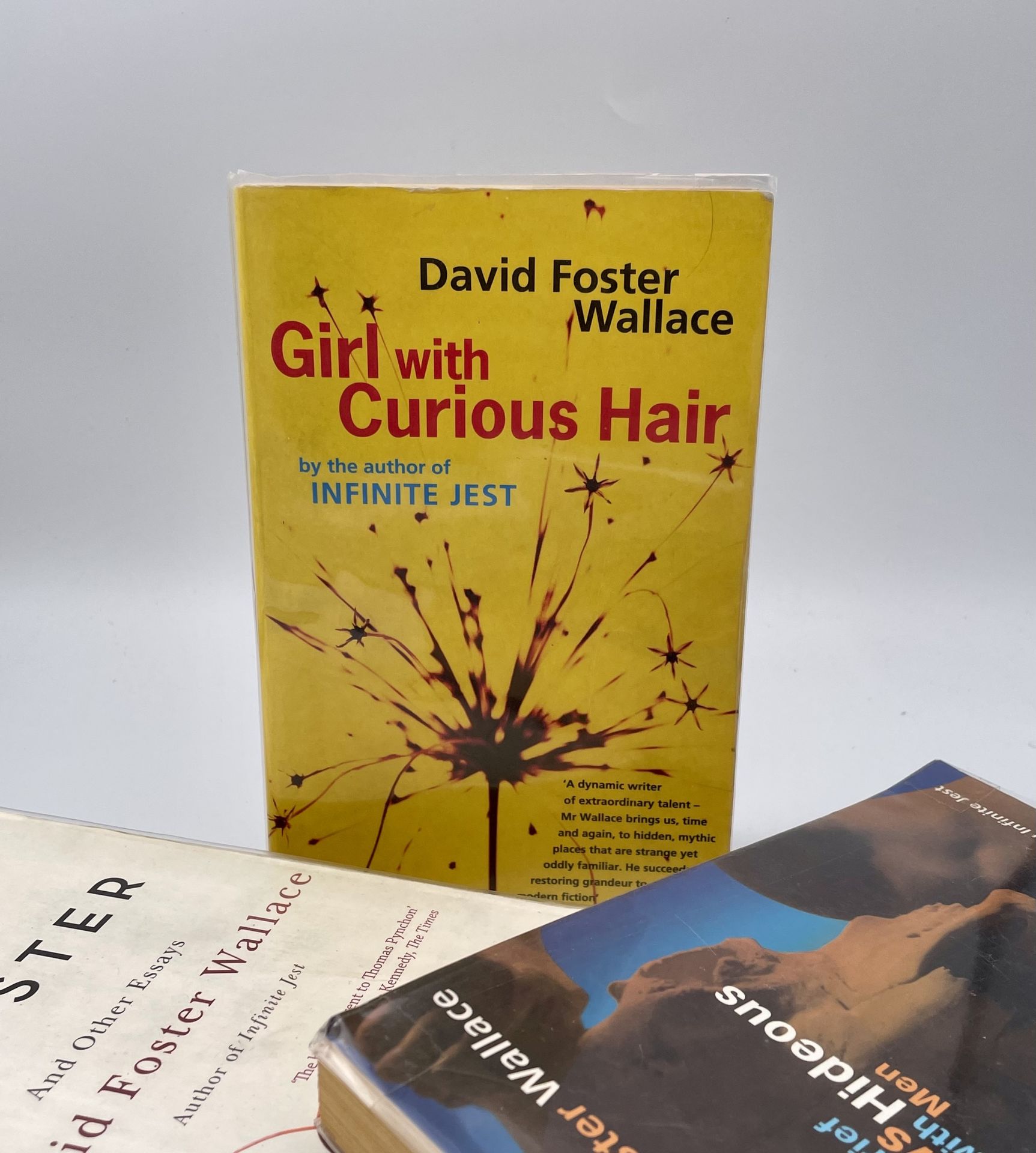 DAVID FOSTER WALLACE. 'Girl with Curious Hair.' First UK edition, limpback, toning to pages, Abacus, - Image 2 of 7