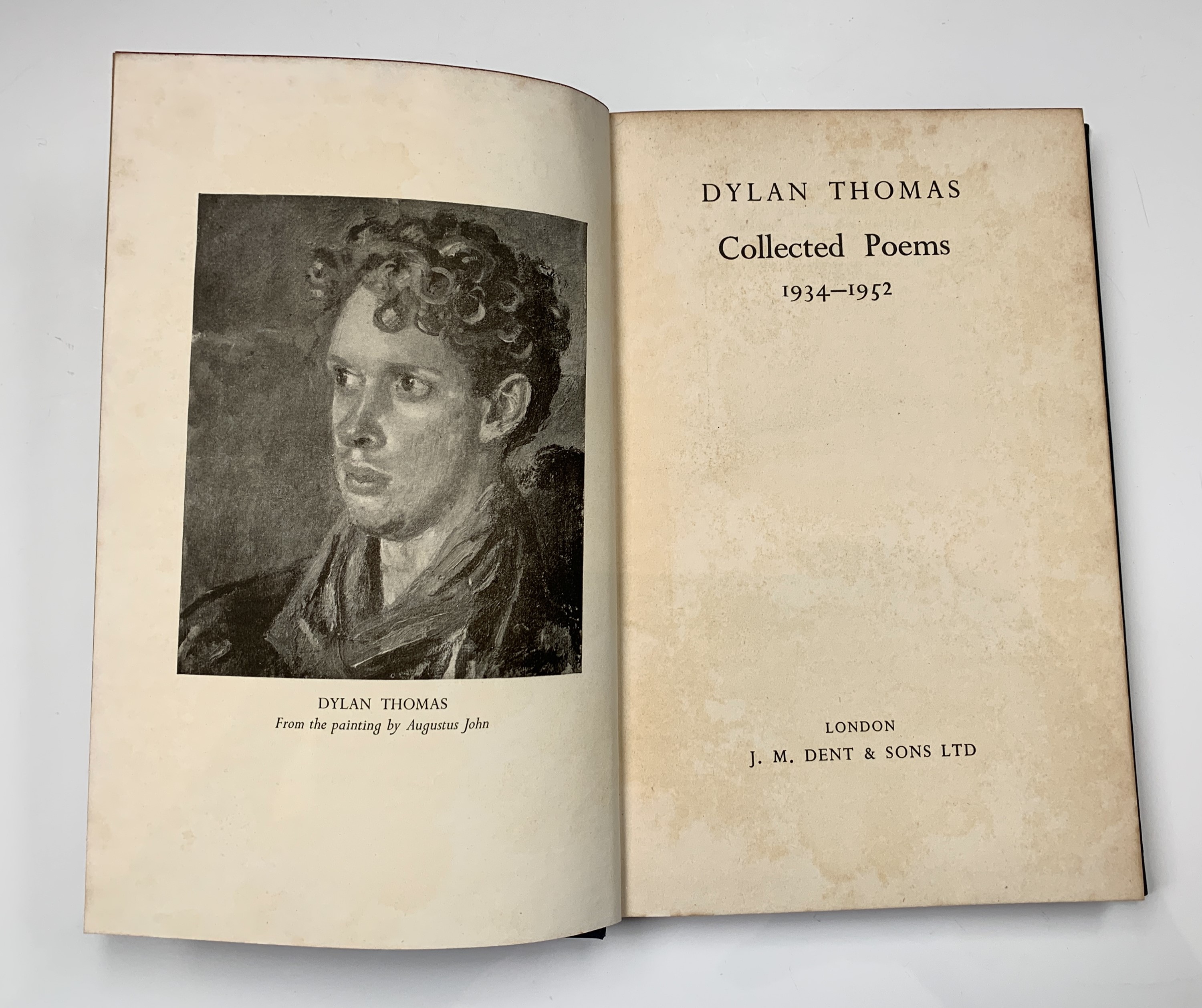 DYLAN THOMAS. 'Under Milk Wood.' First edition, vg condition with slightly worn dj, 1954; 'Collected