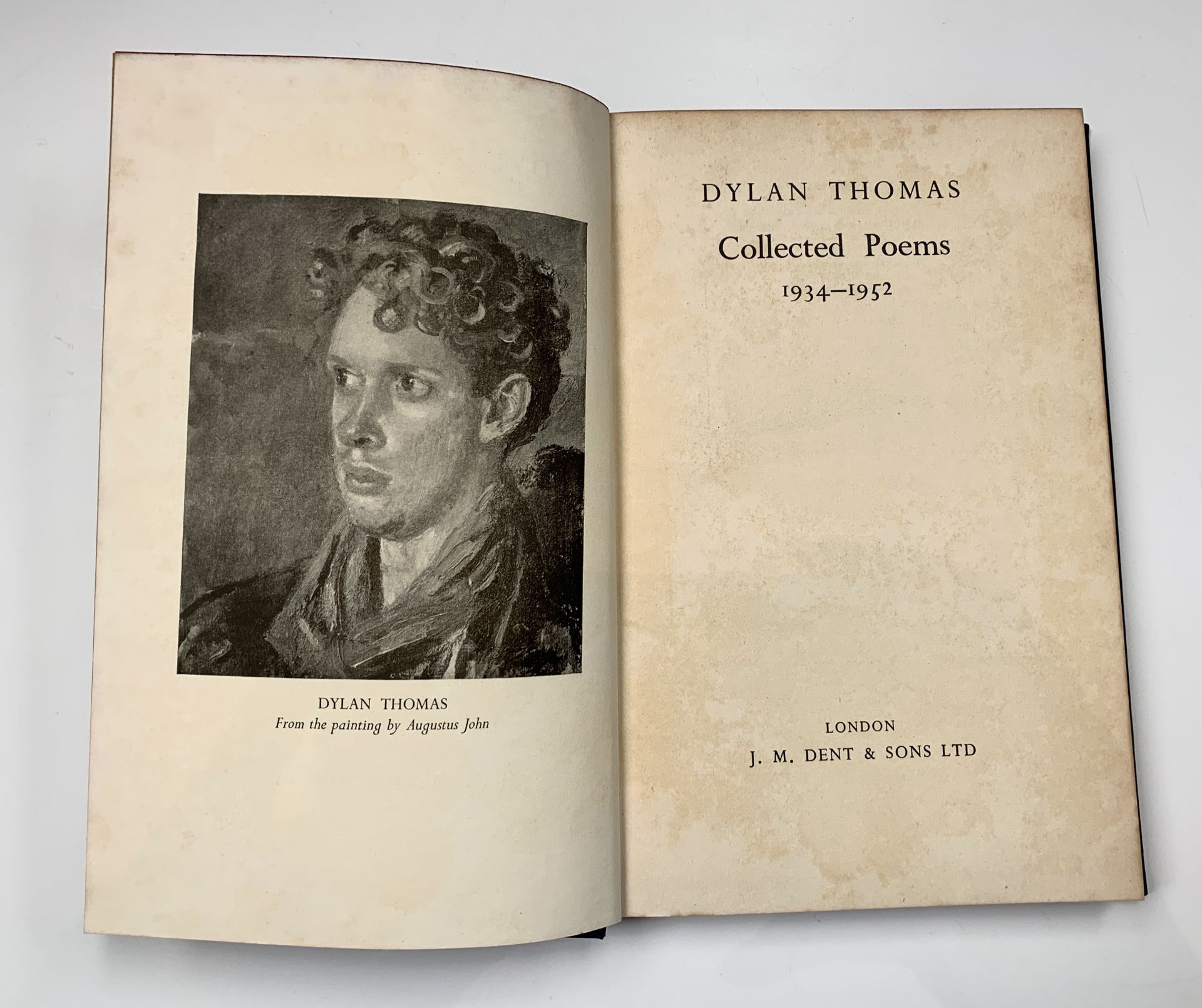 DYLAN THOMAS. 'Under Milk Wood.' First edition, vg condition with slightly worn dj, 1954; 'Collected