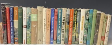HORTICULTURE. Nine books authored by H. L. V. Fletcher and eight by Margery Fish; With nine other