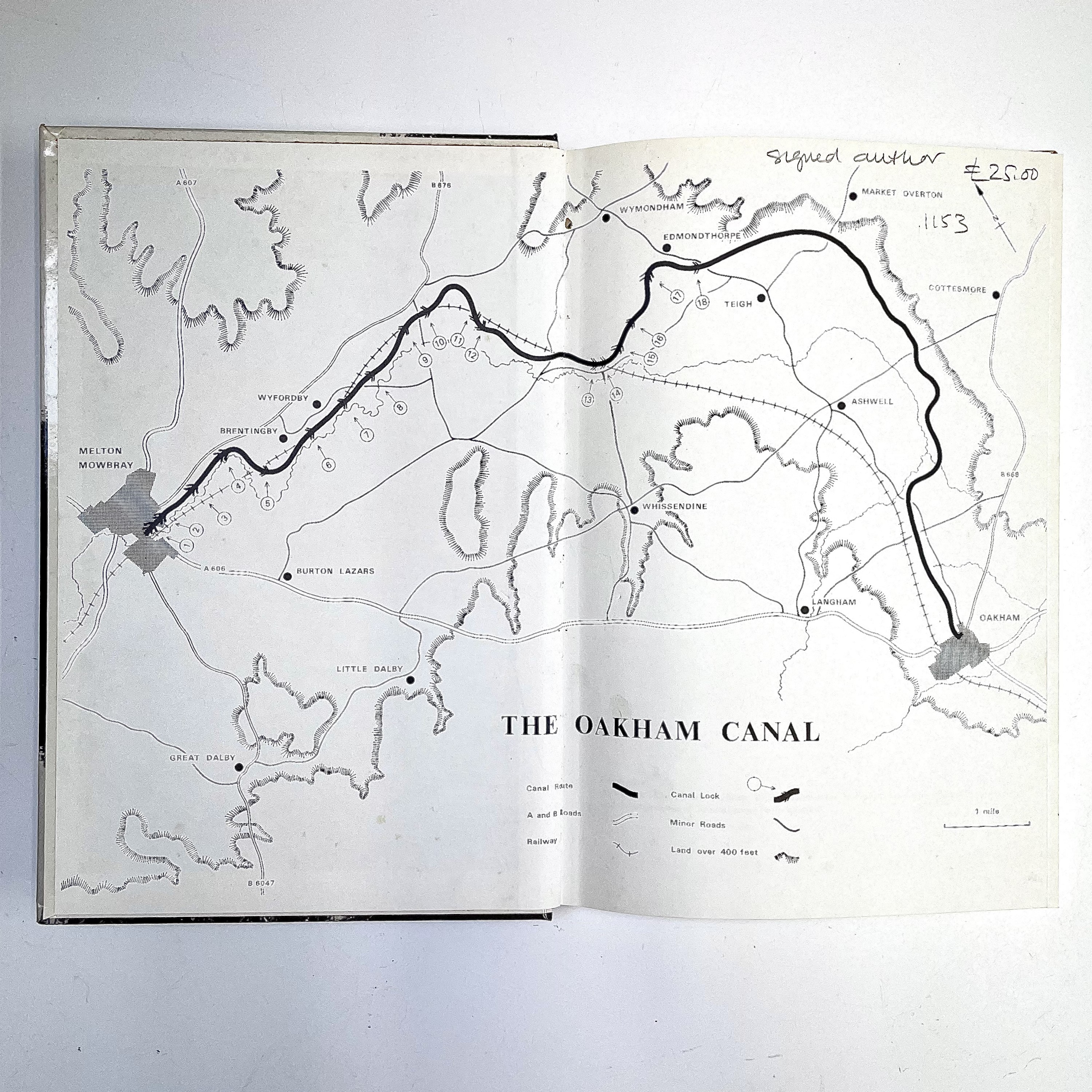 DAVID TEW. 'The Oakham Canal.' Signed author, ltd edn, Illustrated by Rigby Graham, Two postcards - Image 12 of 12