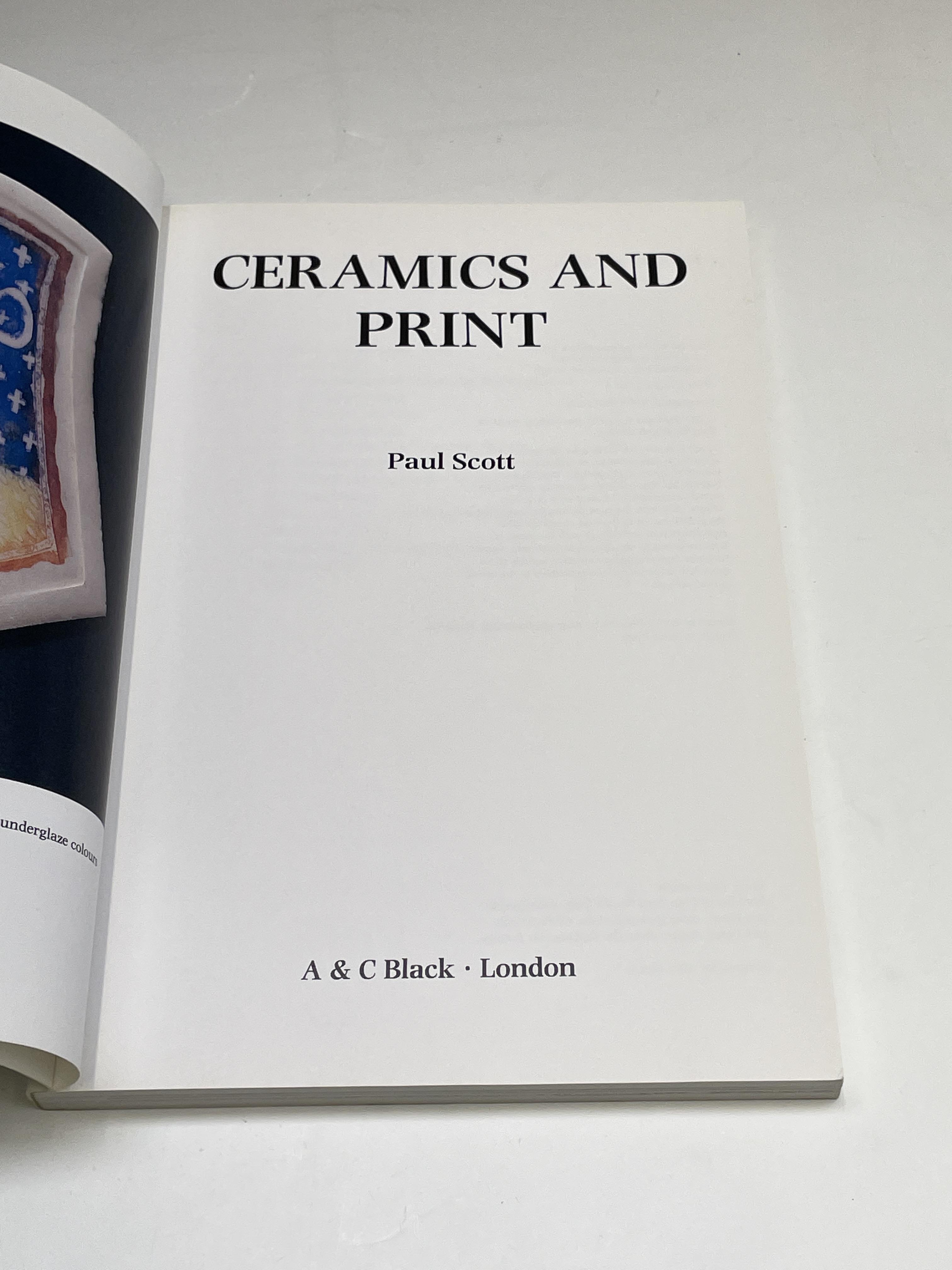 PHIL ROGERS. 'Throwing Pots: Ceramic Handbooks.' Orig wps, 1995, vg; PAUL SCOTT. 'Ceramics and - Image 2 of 5